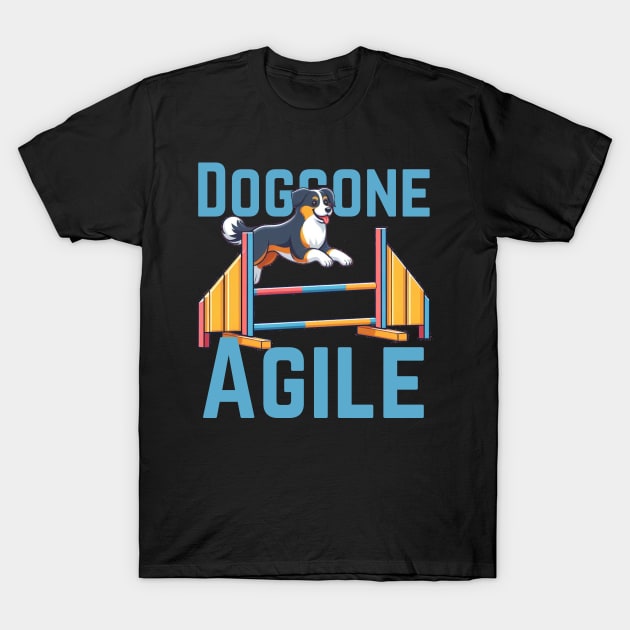 Doggone Agile | Mens Womens Funny Dog Agility T-Shirt by CP6Design
